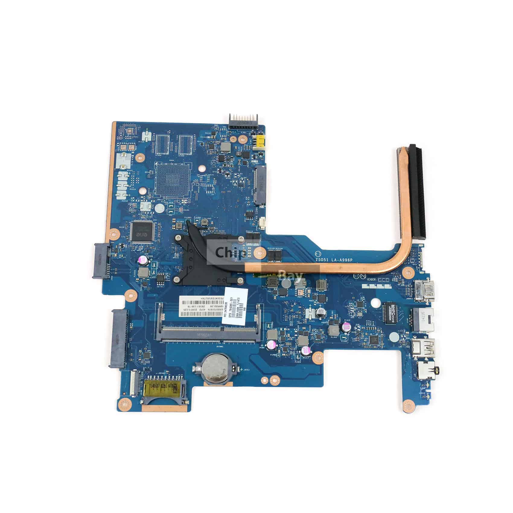 HP 15-G Laptop Motherboard AMD Quad-Core A4-6210 764265-501 LA-A996P